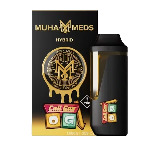 Muha Meds THCa Delta-9 THC Melted Diamonds Disposable Vape 3.5g