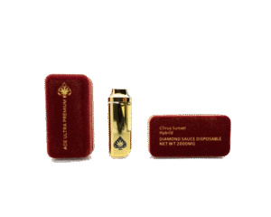 ACE ULTRA  DISPOSABLE RECHARGEABLE VAPE CART  DIAMOND SAUCE - 2G (2000MG)