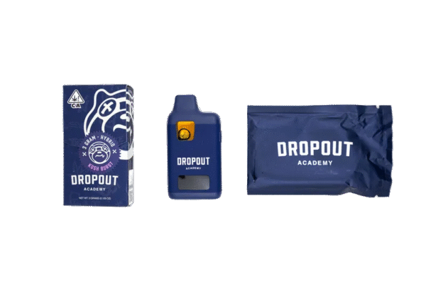 DROPOUT ACADEMY - DISPOSABLE RECHARGEABLE VAPE CART - SUGAR RESIN - 3GM (3000MG)