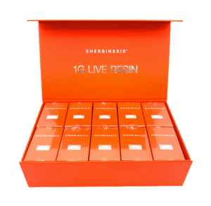 Sherbinskis Live Resin 1g Disposable – 100 Count